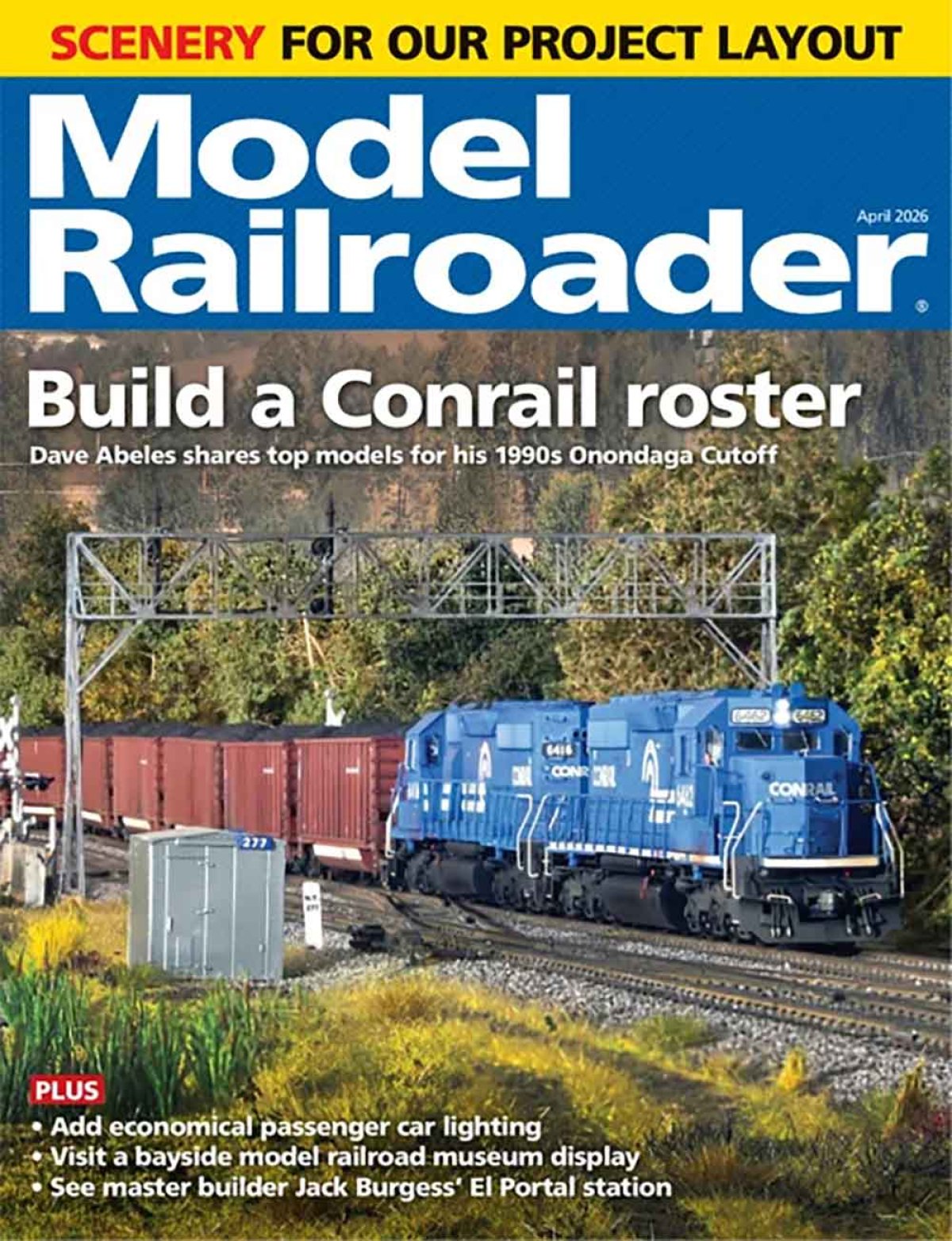 Model Railroader magazine cover