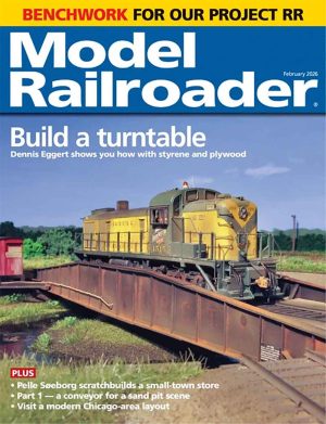 Model Railroader magazine cover