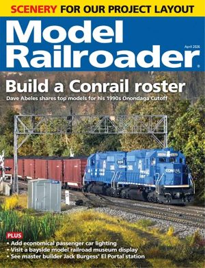 Model Railroader magazine cover