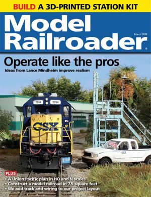 Model Railroader magazine cover