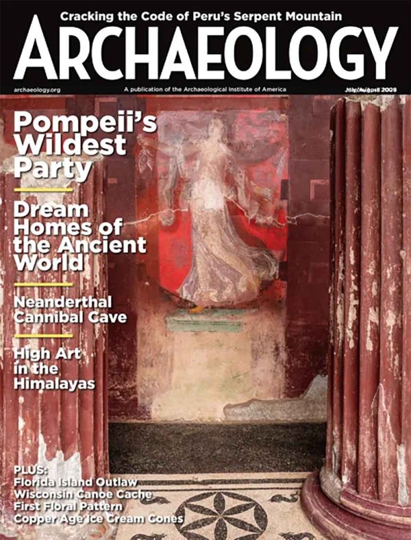 Archaeology magazine cover