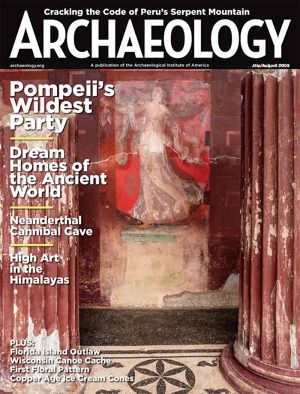 Archaeology magazine cover