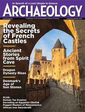 Archaeology magazine cover